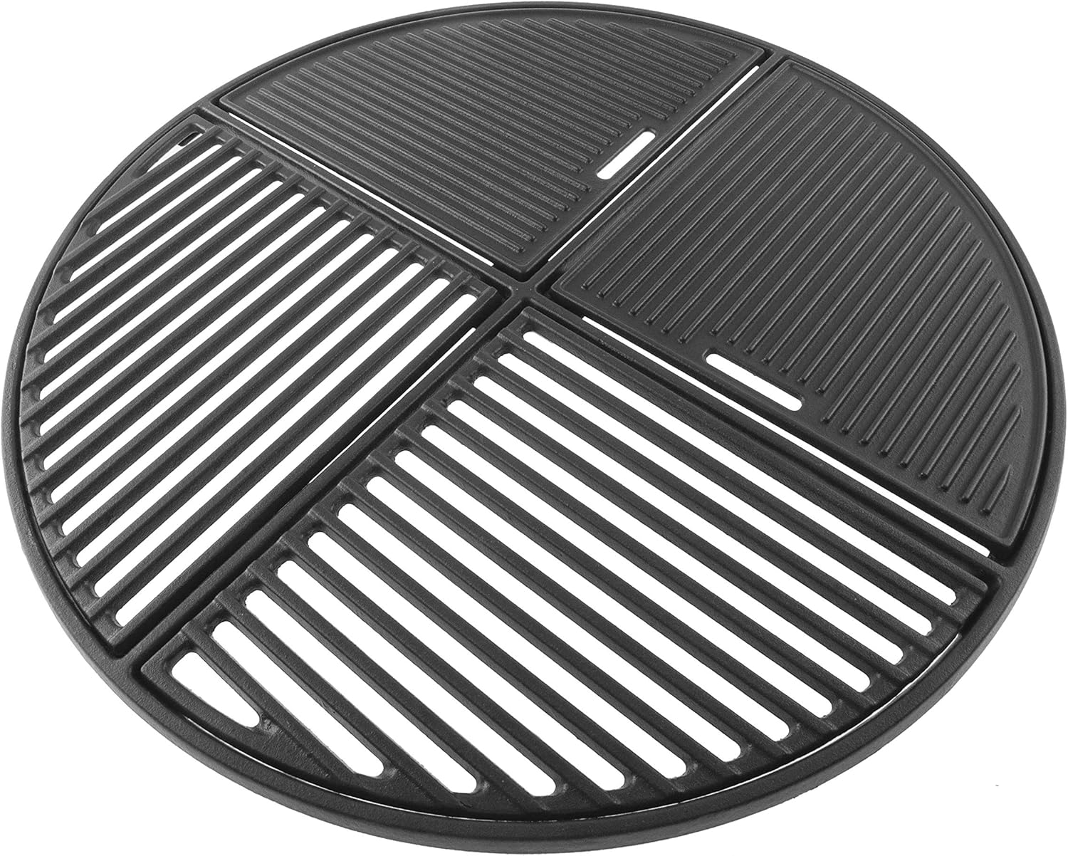 21.5” Cast Iron Grill Grate for Weber Original Kettle Premium 22 Charcoal Grill and Smokers, Replacement for Weber 22 Performer Premium Grill