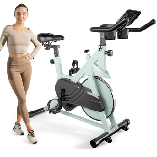 Exercise Bike, 32-Level Magnetic Resistance Stationary Bikes for Home, Low Noise Indoor Cycling Bike with 300lbs Weight Capacity