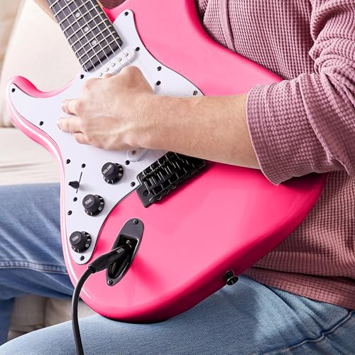 LyxPro Electric Guitar 39" inch Complete Beginner Starter kit Full Size with 20w Amp, Package Includes All Accessories, Digital Tuner, Strings, Picks