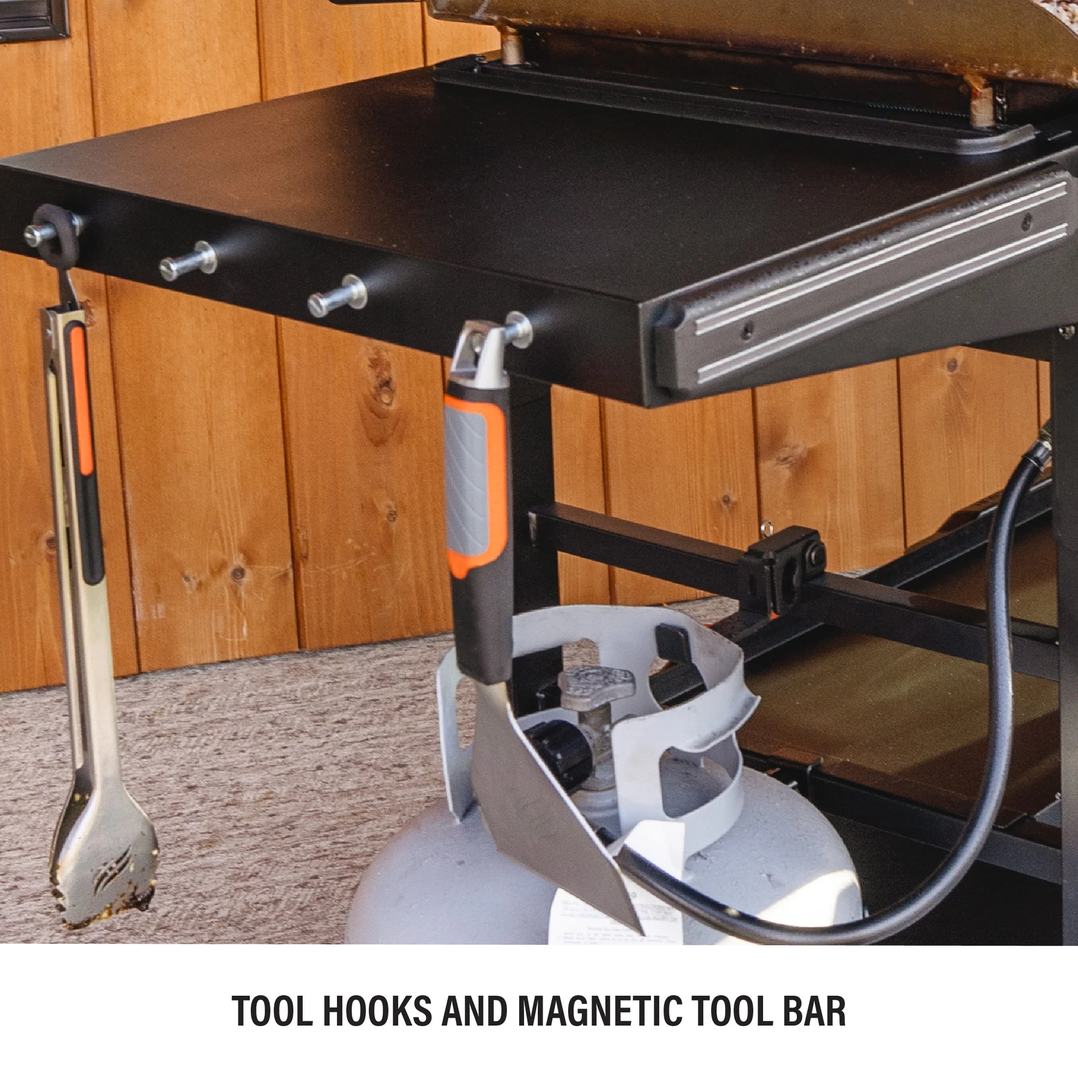 Blackstone Original 4-Burner 36” Propane Griddle with Hood and Omnivore Griddle Plate