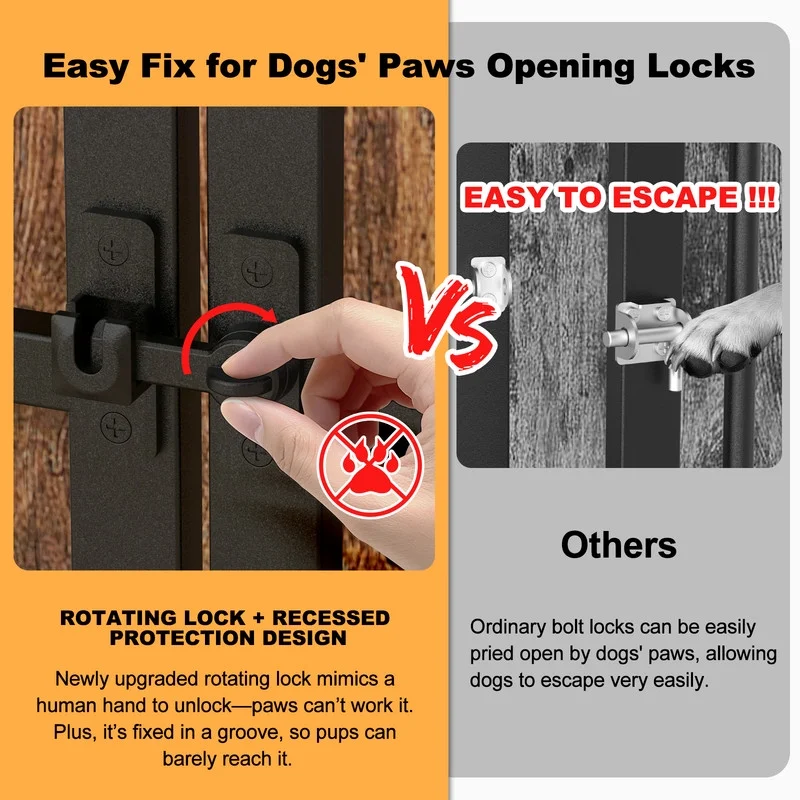 Dog Crate Furniture with Cushion, Wooden Dog Kennel End Table with Double Doors, Heavy Duty Indoor Dog House for Small Medium Large Dogs