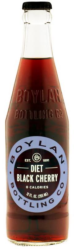 Boylan Bottling 14100 Diet Black Cherry 6-4-12 Fluid Ounce, Price/Case