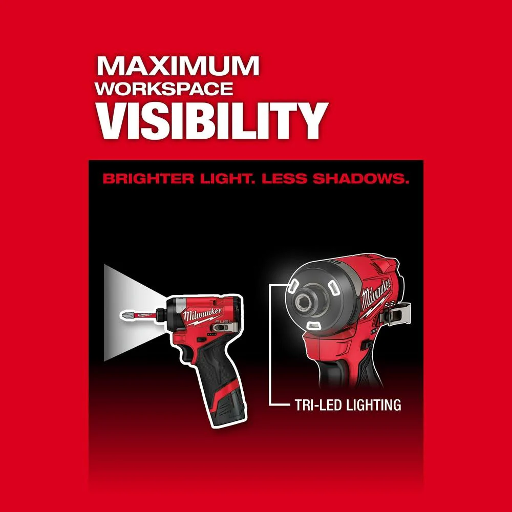 Milwaukee M12 Fuel 1/4 Hex Impact Driver