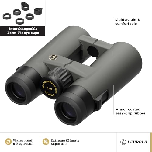 Leupold BX-4 Pro Guide HD Binoculars, 10x42mm Gen 2 (184761)