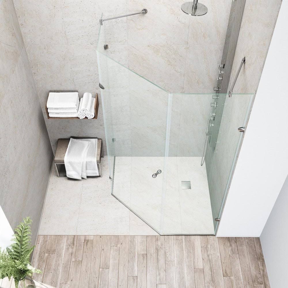 Vigo VG6061BNCL40 Verona Frameless Neo-Angle Shower Enclosure