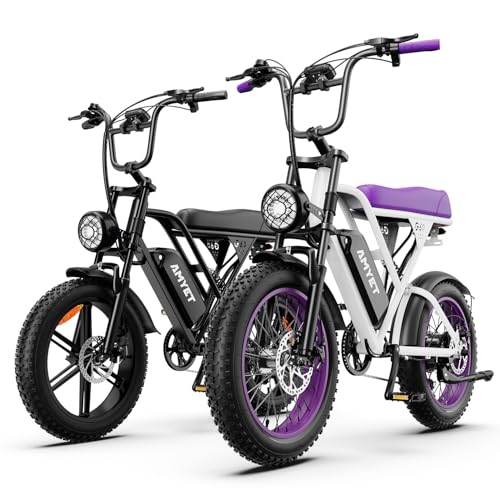 V9-G60 Peak 1500W Ebike, 48V 20Ah(960WH) Removable Battery, 72Miles &32MPH,20" Fat Tire Dirt Bike,7 Speed Gears,Dual Shock Absorber