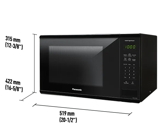 Panasonic Microwave 1.3 cu.ft. 1100W black | NN-SG626B