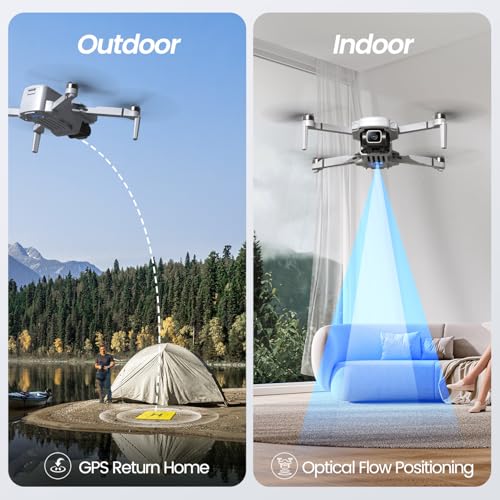 Holy Stone HS360E GPS EIS Drones with Camera for Adults 4K, 249g FAA Compliant Lightweight Foldable FPV RC Quadcopter Drone with 1200W Sensor
