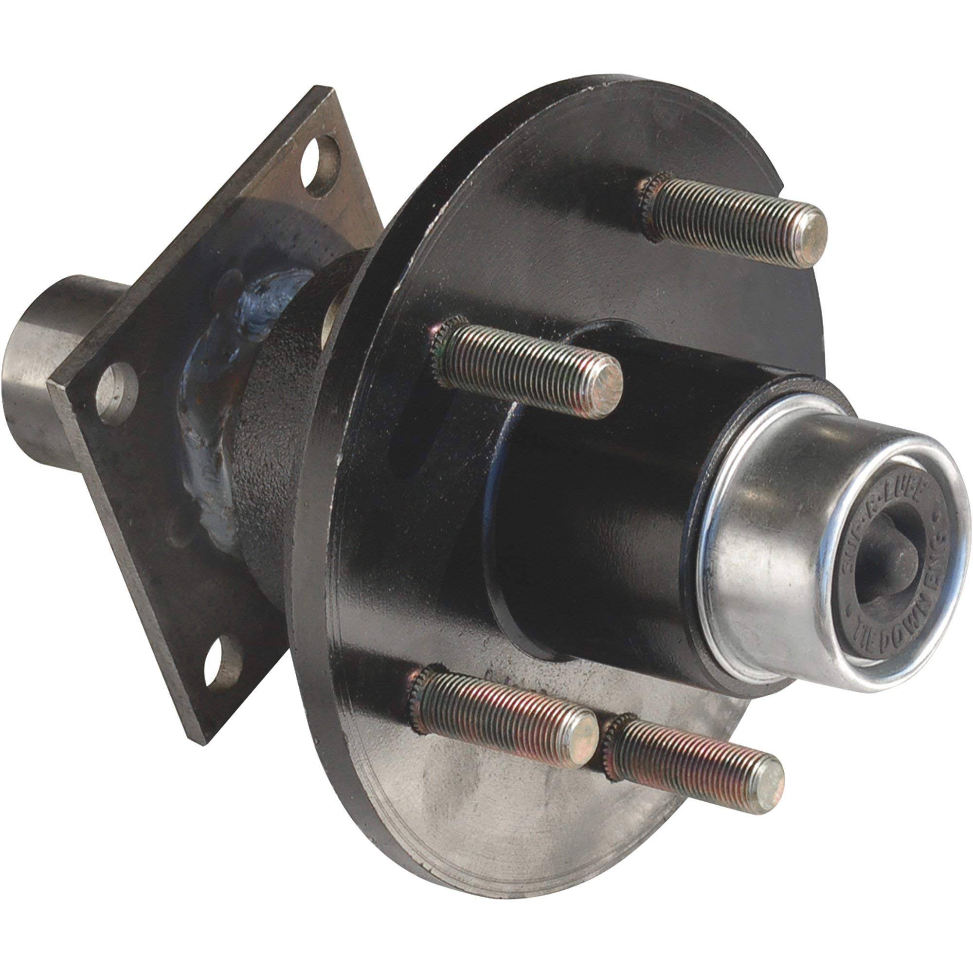 Tie Down Engineering 5-Lug Hub/Spindle End Unit for Build Your Own Trailer Axle System - 1750-Lb. Capacity per Hub, Model#80117
