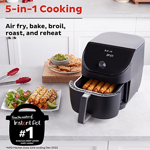 Instant Pot 10QT Air Fryer, 7-in-1 Functions with EvenCrisp Technology that Crisps, Broils, Bakes, Roasts, Dehydrates, Reheats & Rotisseries