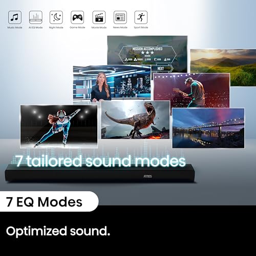 Hisense AX3100Q 3.1Ch Sound Bar with Wireless Subwoofer, Dolby Atmos, DTS:X, Bluetooth 5.3, Roku TV Ready, HDMI/AUX/ARC/Optical/USB, EzPlay, Ez UP