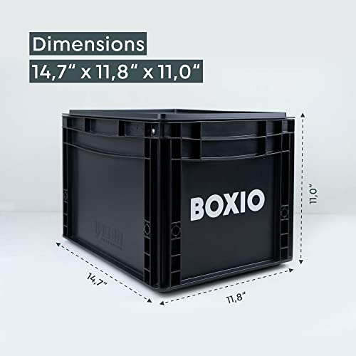 BOXIO Toilet MAX+ Starter Kit, portable camping toilet, composting toilet 15.7" x 11.8" x 11.0", Made in Germany