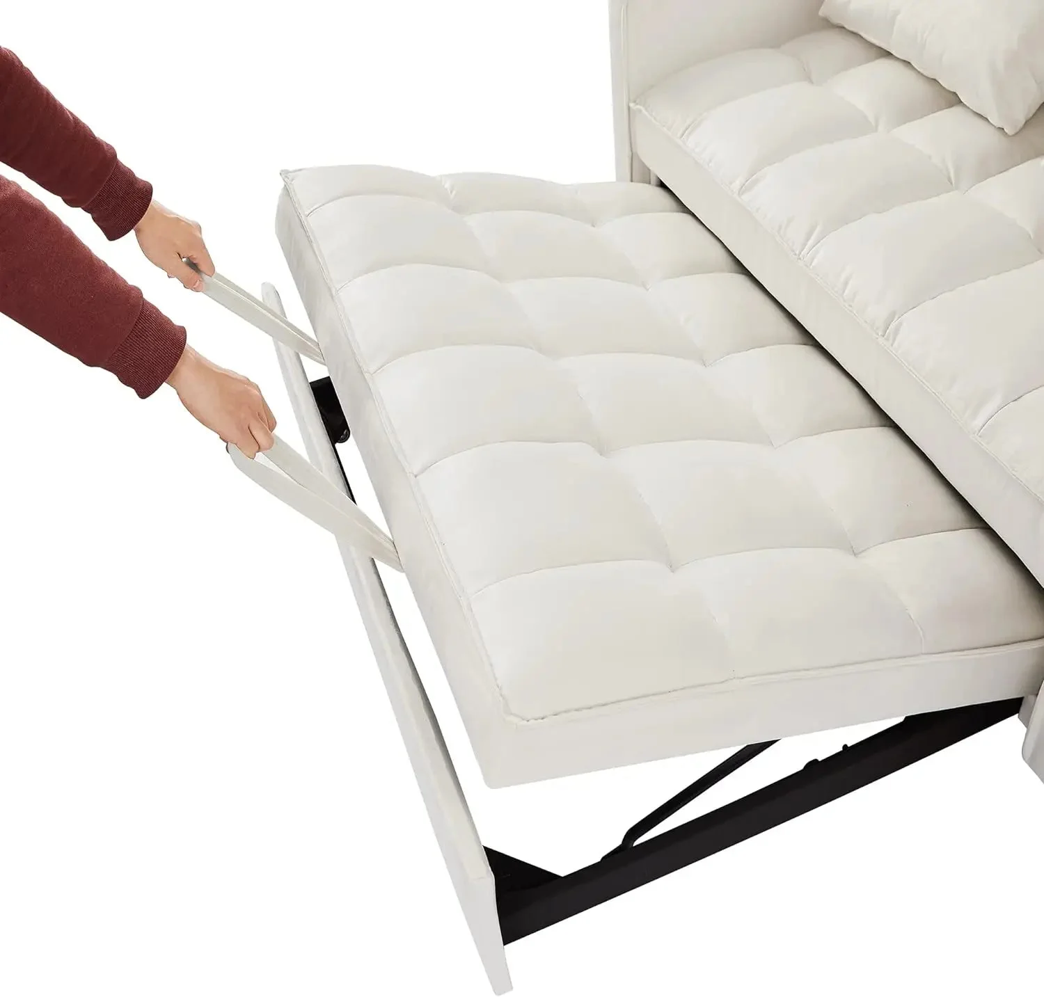 3 in 1 Convertible Sleeper Loveseat, Futon Sofa Couch With Pullout Bed ,Furniture for Living Room sofa bed  home furniture