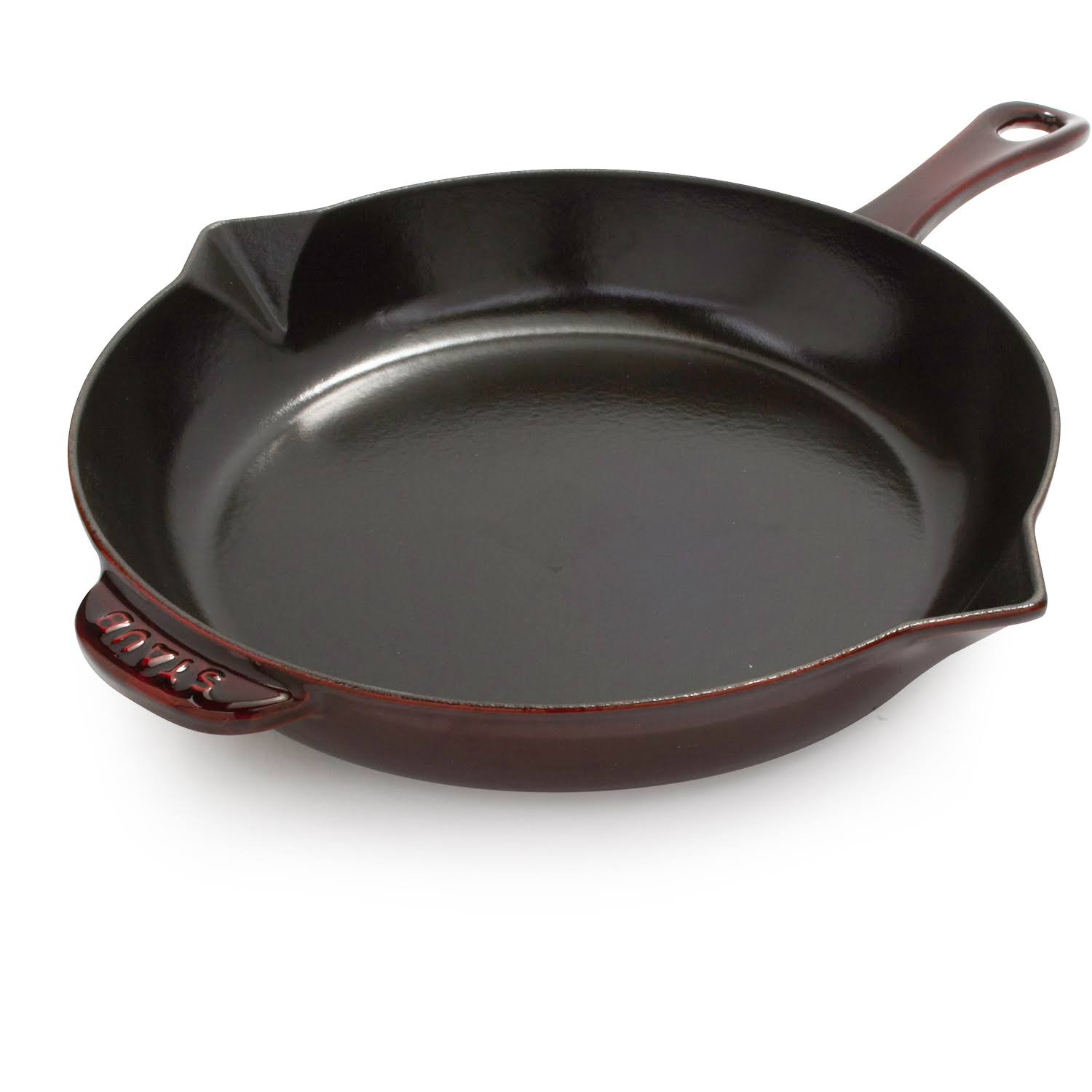 Staub Cast Iron Fry Pan, 12-in, Grenadine