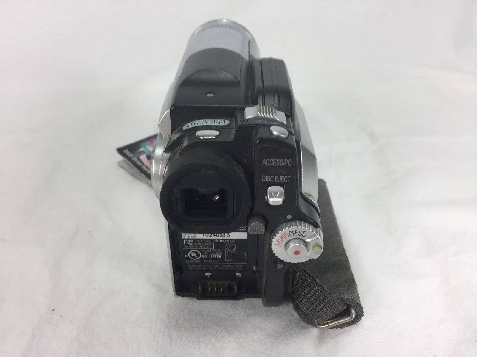 Hitachi Dz-hs300a DVD Hybrid Camcorder with Accessories