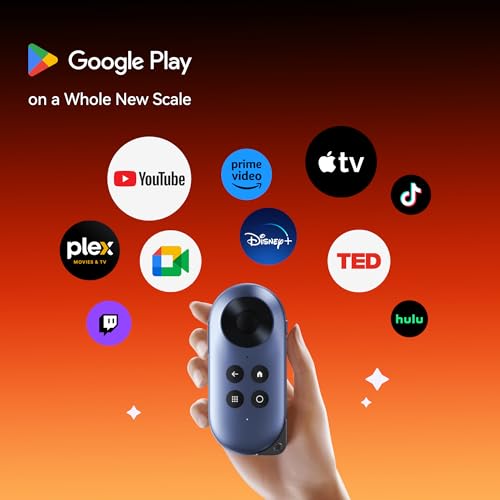Rokid AR Joy Pack 2 AR Glasses, Smart Glasses Max 2 with Station, 160" Micro-OLED Display, Google Play, Media Streaming, HDCP Support & Cloud Gaming