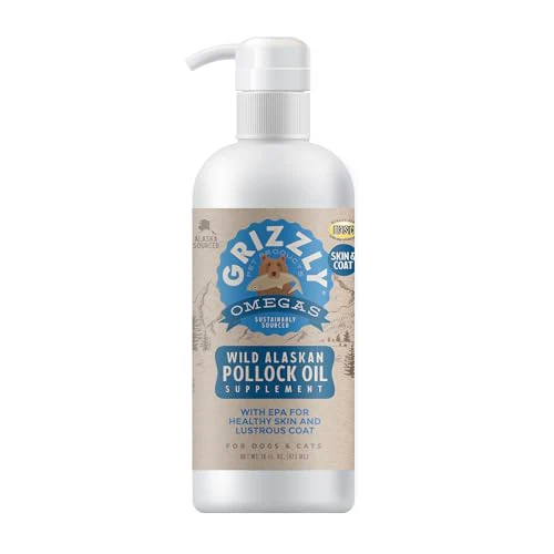 Grizzly Pollock Oil Dog (16 oz) - Kansas Nuitrition - HNZSDS