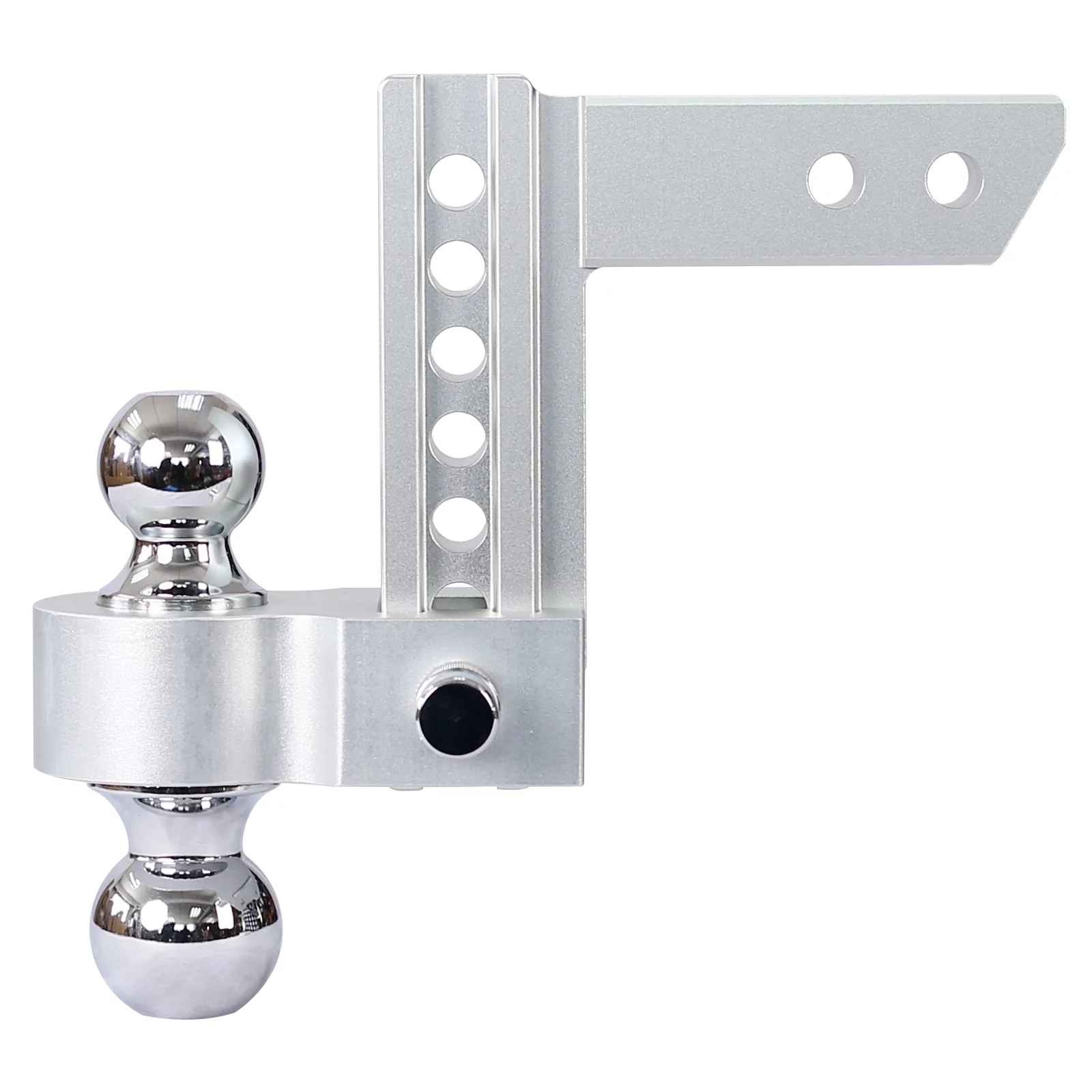 Mefine Adjustable Trailer Receiver Drop Hitch Ball Mount Fits,2inch receiver,6 inch adjustable,2’’ and 2 5/16’’ Dual Balls , 14,500lbs