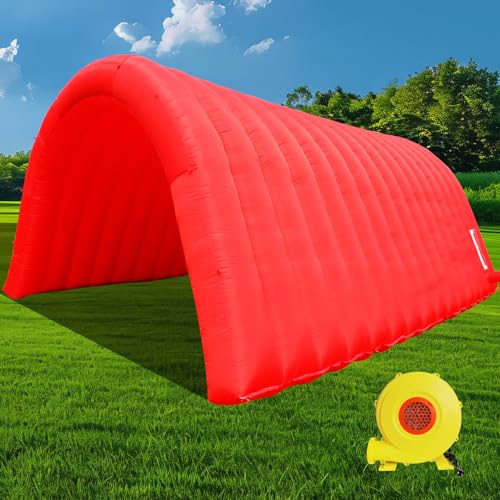 Inflatable Tunnel Sports Tunnel Entrance with Blower Football Tunnel Tent Entryway for Business Advertise Party Exhibition Promotion Street,Shop