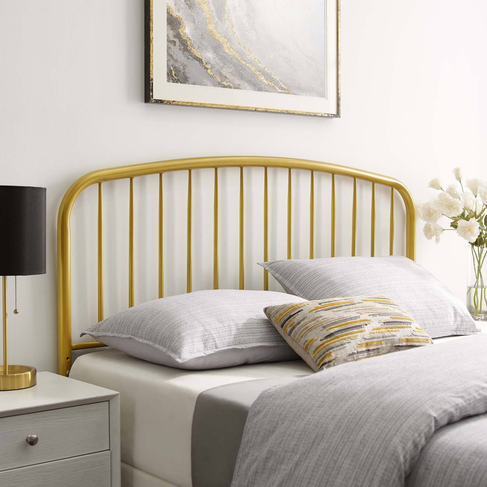 Modway Nova Queen Metal Headboard - Black
