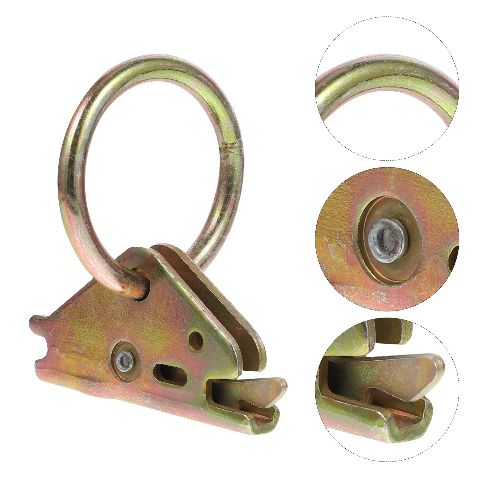 Frcolor Tie Down  Track E Trailer Rings Ring D Downs Anchors Accessories Cargo Anchor System Heavy Enclosed Flush Mount Load