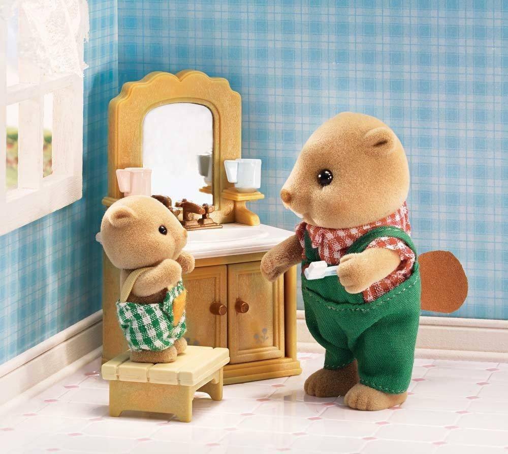 Calico Critters Deluxe Bathroom Set