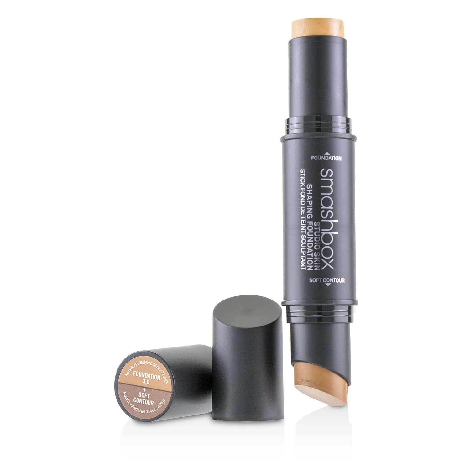 Smashbox Studio Skin Shaping Foundation + Soft Contour Stick - # 3.3 Warm Medium Beige  11.75g/0.4oz