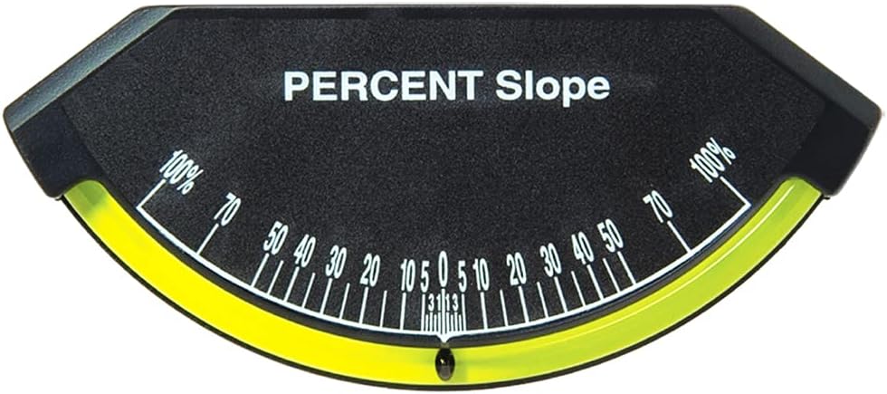 Industrial Lev-o-Gage Sr (Percent Slope Model) - Glass Tube Inclinometer (Model 3043-I) Pack of 2