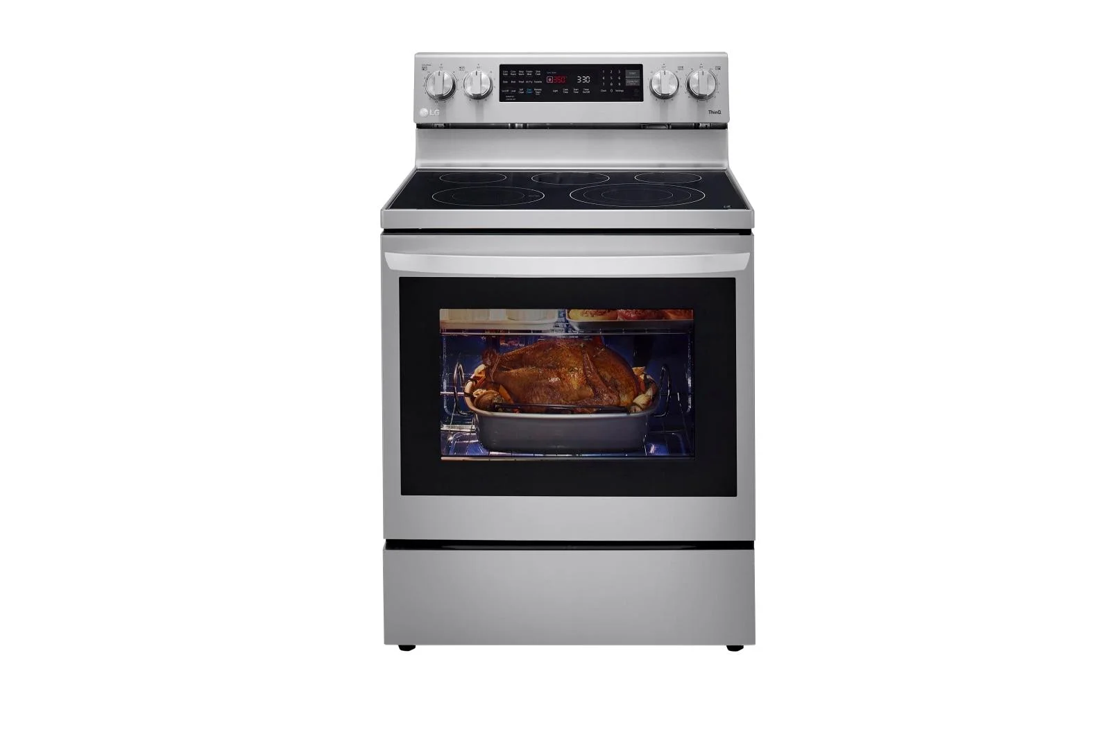 LG LREL6325F 6.3 cu ft. Smart Wi-Fi Enabled True Convection InstaView(R) Electric Range with Air Fry