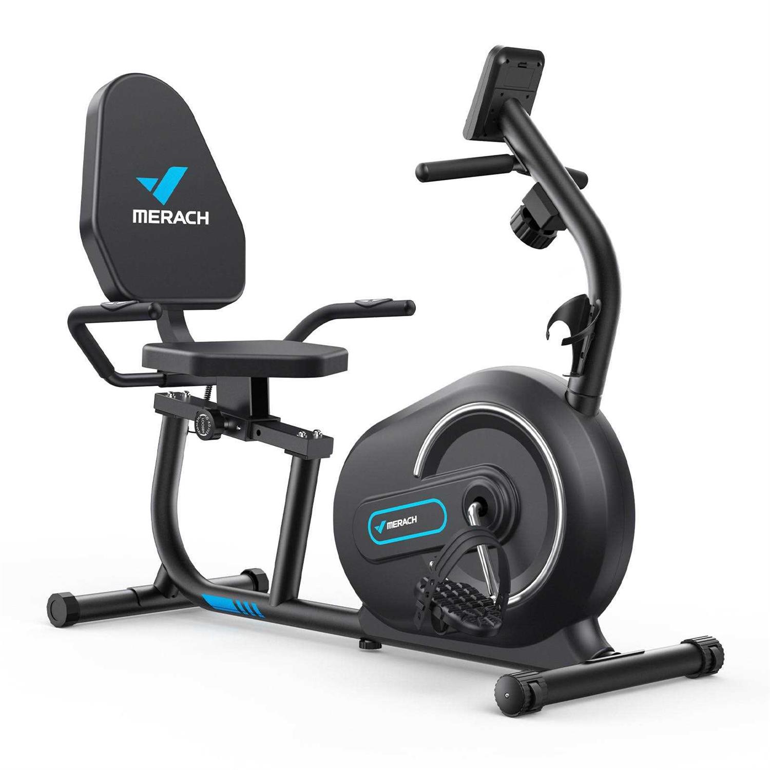 MERACH S08 Recumbent Exercise Bike Smart Bluetooth Low Impact Bike For Home - Sports Supplies Online Store