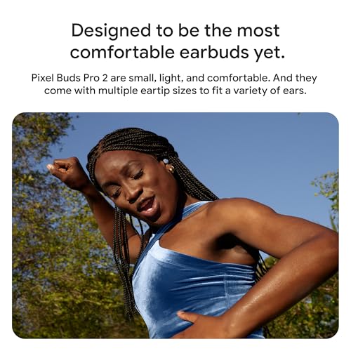 Google Pixel Buds Pro 2 - Wireless Earbuds with Active Noise Cancellation &ndash; Bluetooth Headphones - Peony