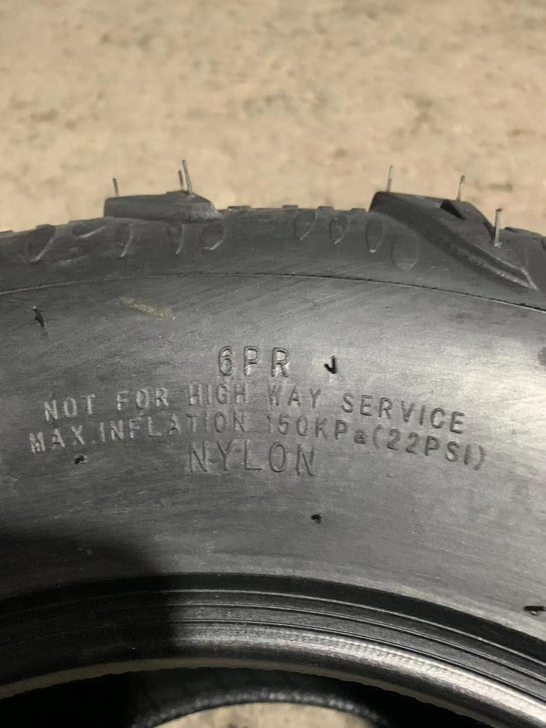 Autoforever 2 New 25x10-12 ATV UTV Rear Tires 6PR 25x10x12 All-terrain Tires
