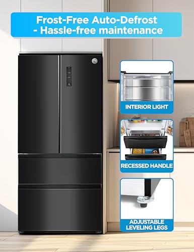 Commercial Cool 11.1 Cu. Ft. Convertible Freezer Refrigerator, Upright Fridge with Glass Shelves, Reversible Door, ENERGY STAR rated, Auto Defrost