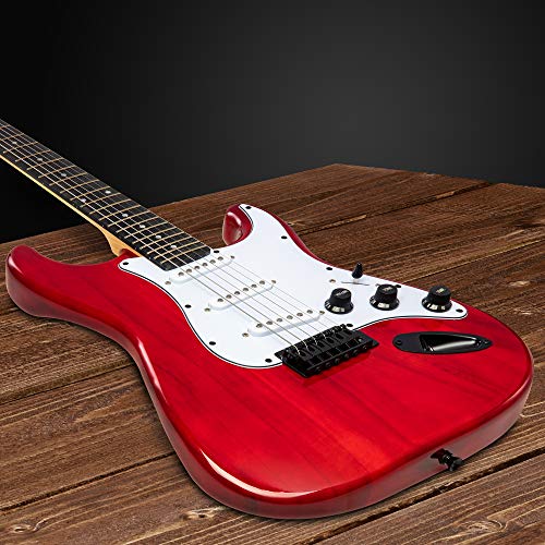 LyxPro Electric Guitar 39" inch Complete Beginner Starter kit Full Size with 20w Amp, Package Includes All Accessories, Digital Tuner, Strings, Picks