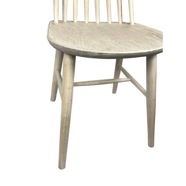 Home Accents Alliance Windsor White Dining Chair (Set of 2)