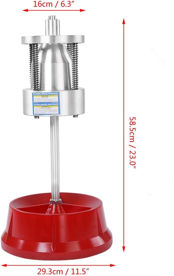 Qiilu Wheel Alignment & Balancing Tools, Bubble Wheel Balancer Portable Hubs Wheel Tire Balancer Heavy Duty Rim for Cars Truck