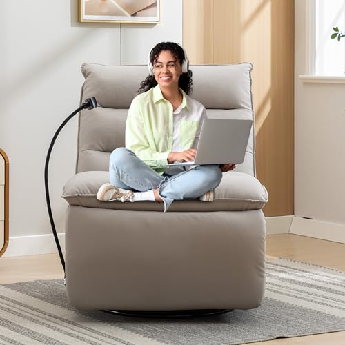 Oversized Rocker Recliner Chair for Adults, Nursery Glider Rocking Chairs for Big Man