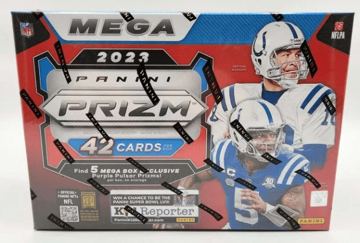 2023 Panini Prizm Football Hobby Mega Box (Purple Pulsar Prizms!) - Radiant Selections
