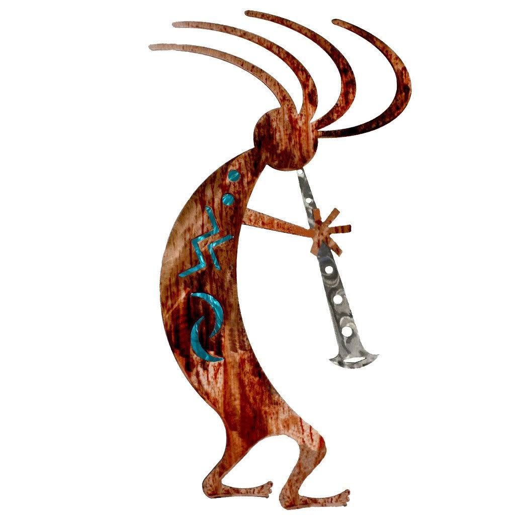 7055 Inc Kokopelli Dancer Wall D cor, Blue