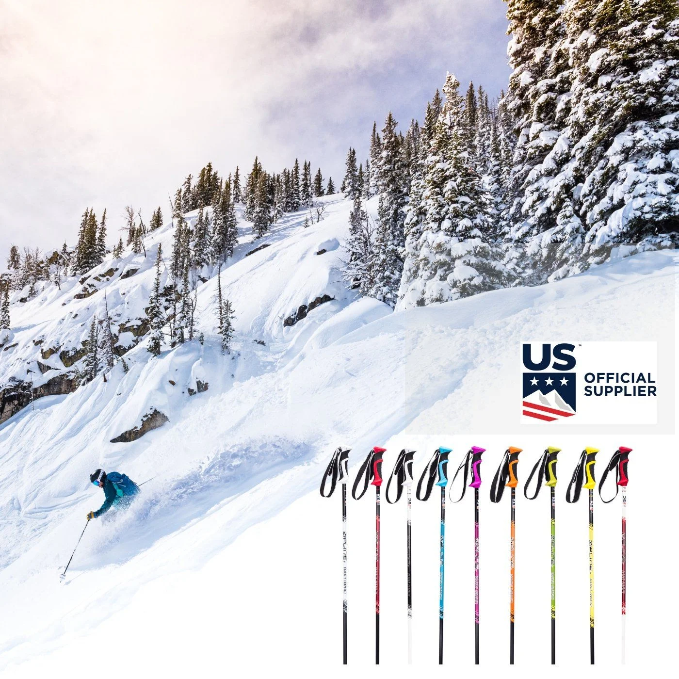 Lollipop 14.0 Graphite Composite Ski Poles