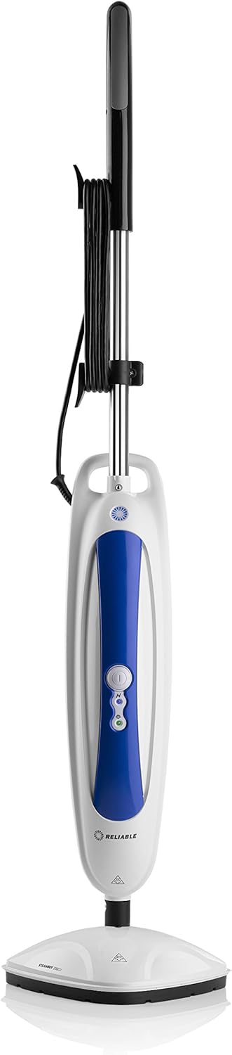 Reliable 200CU Steam Floor Mop - Steamboy mop with 2 Microfiber Cloth Pads, 1500W Steam Mop for Tile and Hardwood Floor, 180-Degree Swivel Head