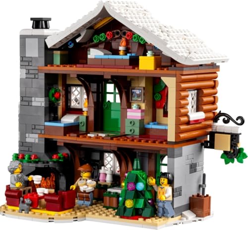 LEGO Icons Alpine Lodge Model Building Set - Collectible DIY Kits for Adults, Ages 18+