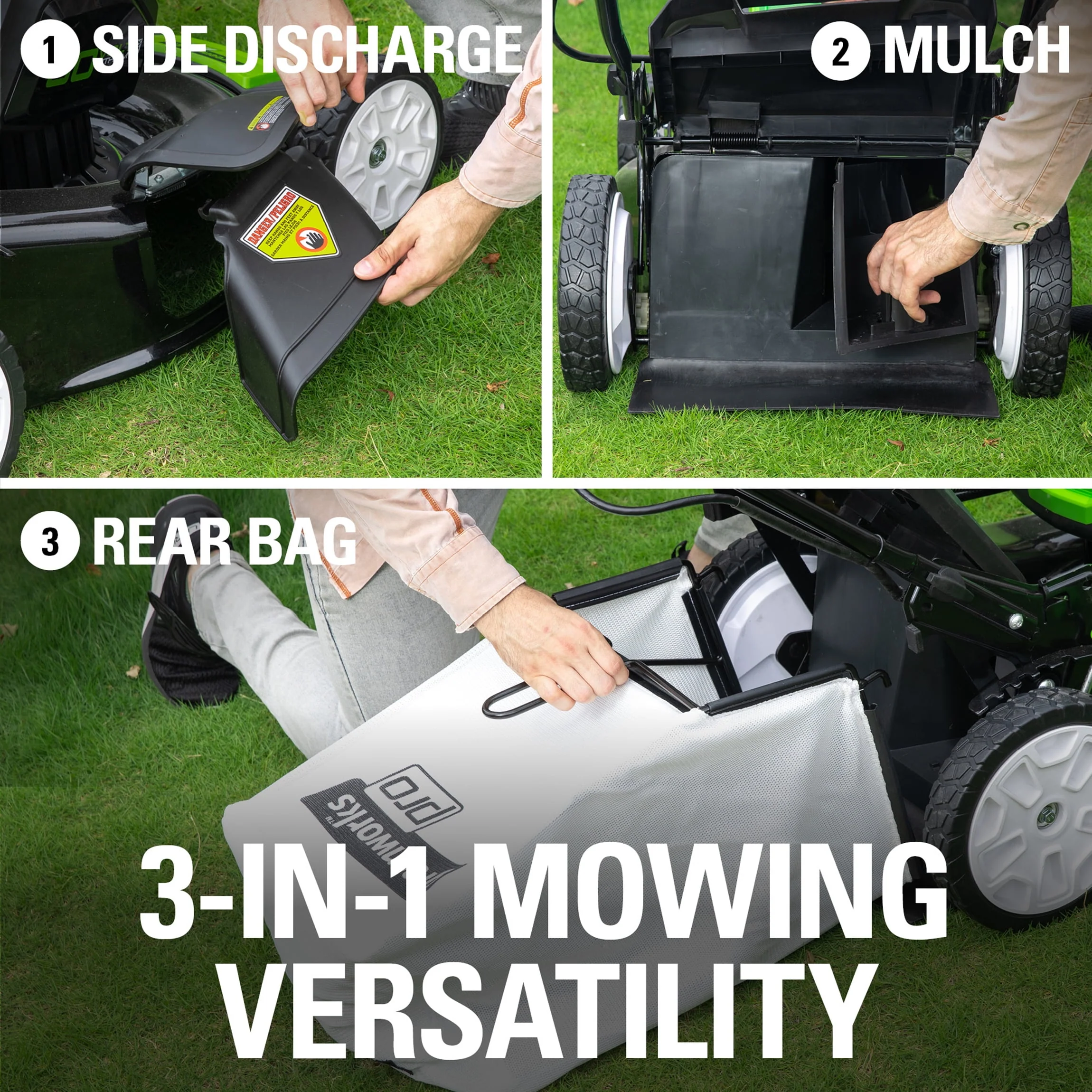 Greenworks 80V 21 Push Mower with (1) 4Ah Battery & Charger 2501202VT