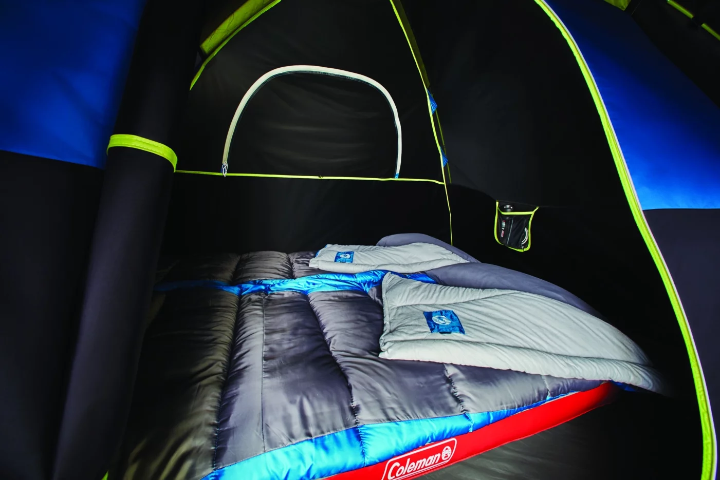 Coleman 4-Person Sundome Dark Room Dome Camping Tent with Easy Setup