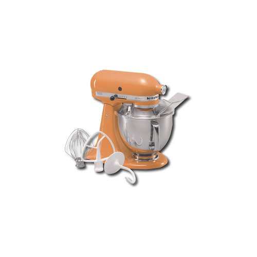KitchenAid KSM150PSTG Artisan Series 5-Qt. Stand Mixer with Pouring Shield - Tangerine