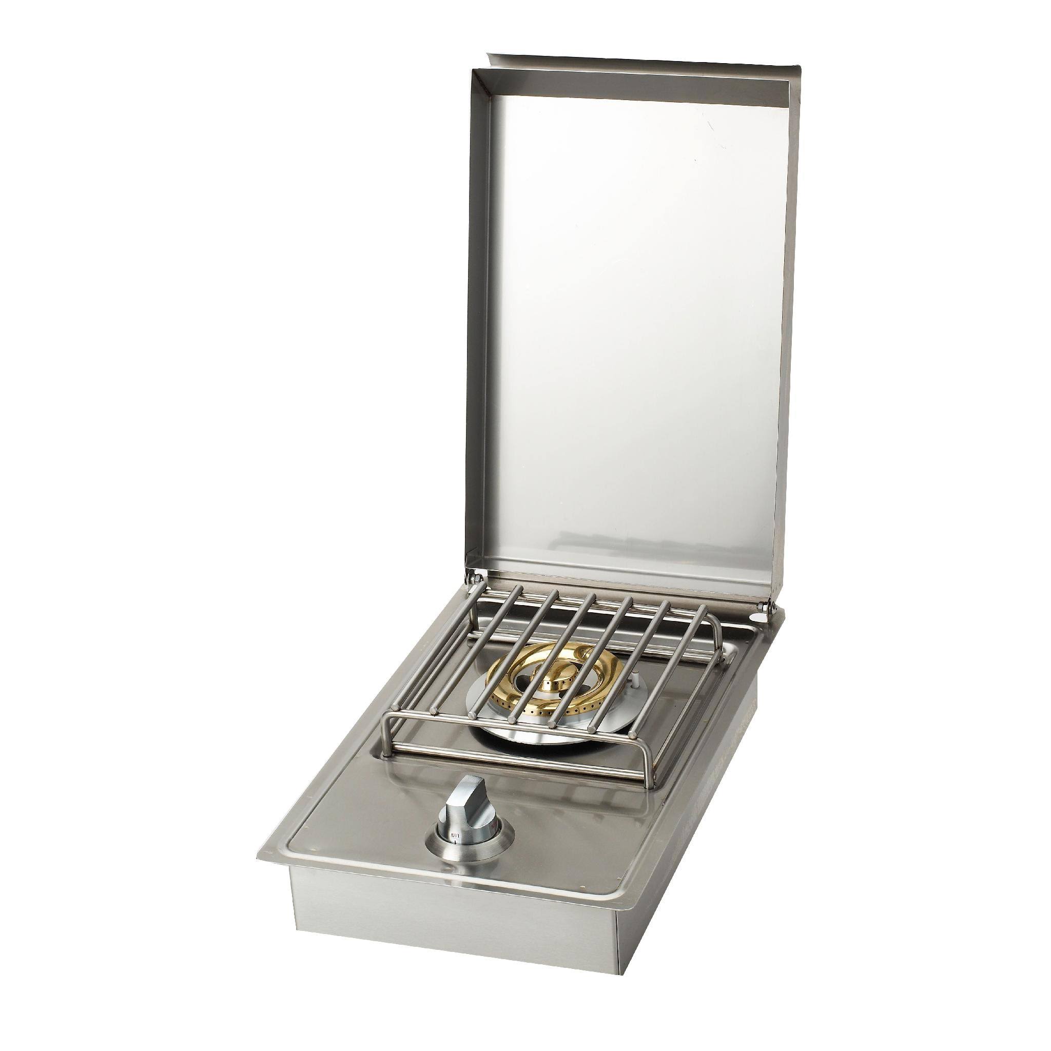 Bull Drop in Single Side Burner, Natural Gas, Stainless Steel