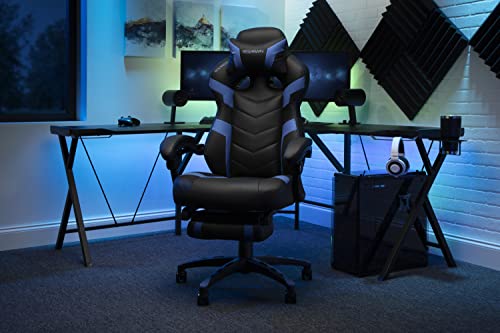 RESPAWN 110 Pro Gaming Chair - Gaming Chair with Footrest, Reclining Gaming Chair, Video Gaming Computer Desk Chair, Adjustable Desk Chair