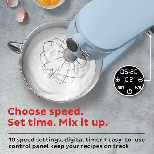 Instant Pot Stand Mixer Pro,600W 10-Speed Electric Mixer with Digital Interface,7.4-Qt Stainless Steel Bowl,From the Makers of Instant Pot