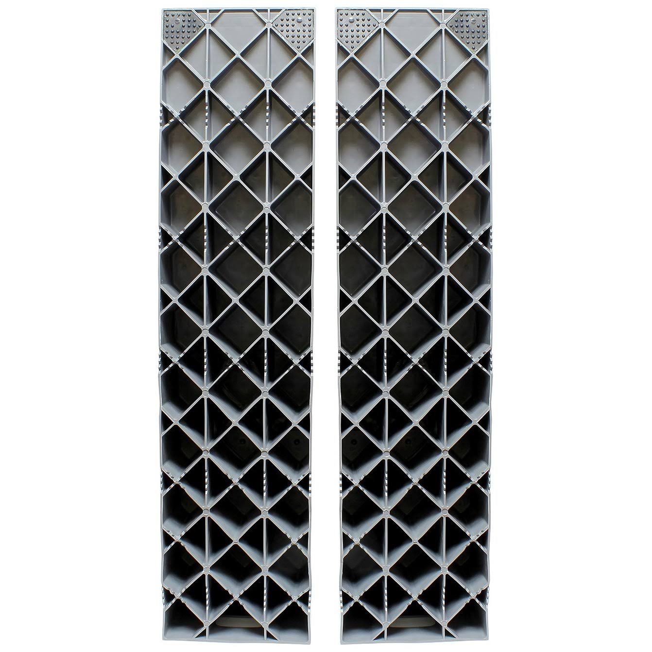 BISupply | Vehicle Service Ramp Set 6.6 inch Lift 5 Ton Truck Ramps, 2 Pack 0777