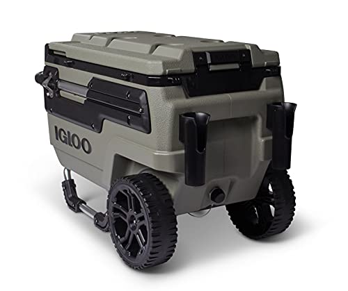 Igloo Trailmate Journey 70Qt Wheeled Cooler, Insulated Hard Shell Ice Chest